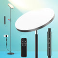 LED Floor Lamp, 3000LM 30W Super Bright Standing Lamp, 300W Equivalent Modern Torchiere Sky Lamp, 2700K-6500K Stepless Dimming with Remote & Touch Control, 69" Tall Lamp for Living Room Bedroom Office