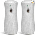 Automatic Air Freshener Spray Dispenser (2-Pack) Wall Mounted or Free Standing, Commercial and Home Use, Multiple Time Scent/Mist Release Settings for Room/Restroom Sprayer (BHW1101)