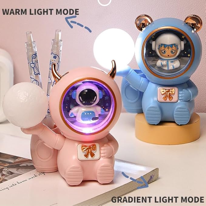 Cartoon Led Night Light for Kids with USB Rechargeable,Cute Birthday Gifts for Boys and Girls,Kawaii Room Decor Desk Accessories for Bedroom,Nursery Night Lamp for Baby (White)