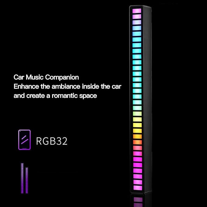 Bewinner RGB LED Strip Lights with Music Sync, USB Powered Color Changing Game Room Lighting, 8 Dynamic Modes for PC TV Monitor Desk Backlight, Ambient Mood Light for Home Office Decor