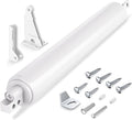 Automatic Storm Door Closer, Pneumatic Screen Door Closer with Adjustable Closing Speed, Window Closer Safety Closure with Hold Open for Storm (White)