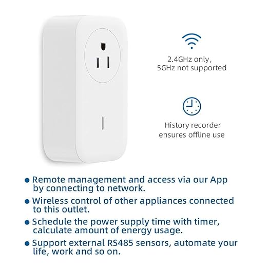 UBiBot Smart Plug WiFi Remote Control Outlet Alexa & IFTTT, Energy Monitoring and Timer Function, No HUB Required, Delayed Switch Supports External Temperature Probe (SP1 WiFi & SIM)