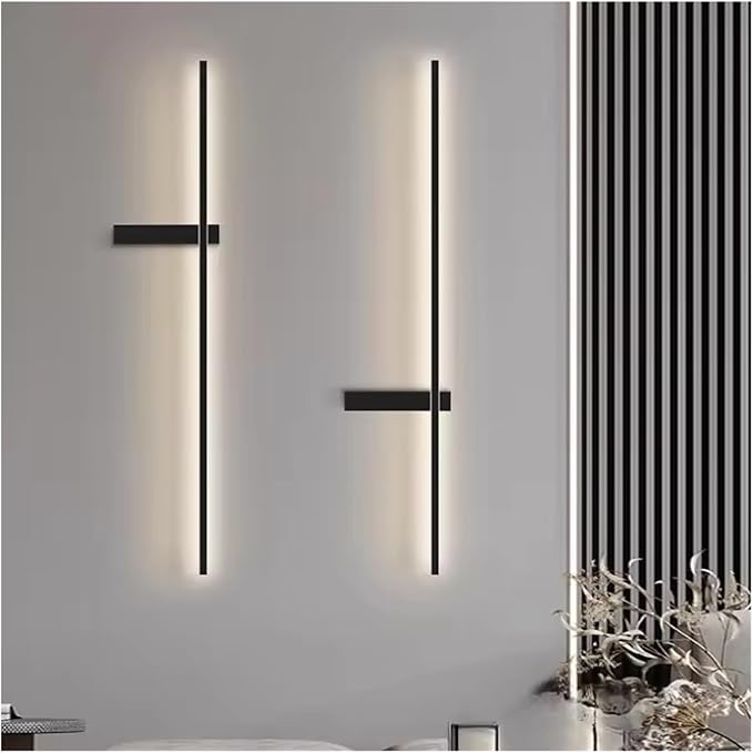 LED Wall Lamp Modern Minimalist Strip Wall Decor Lights Lighting for Bedroom Bedside Living Room TV Sofa Lobby Background Decor,for The Living Room