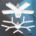 2 Pack Garage Light Super Bright 6500K LED Ceiling Lamp Deformable Screw in E26/E27 Shop Light for Workshop Basement Attic Warehouse