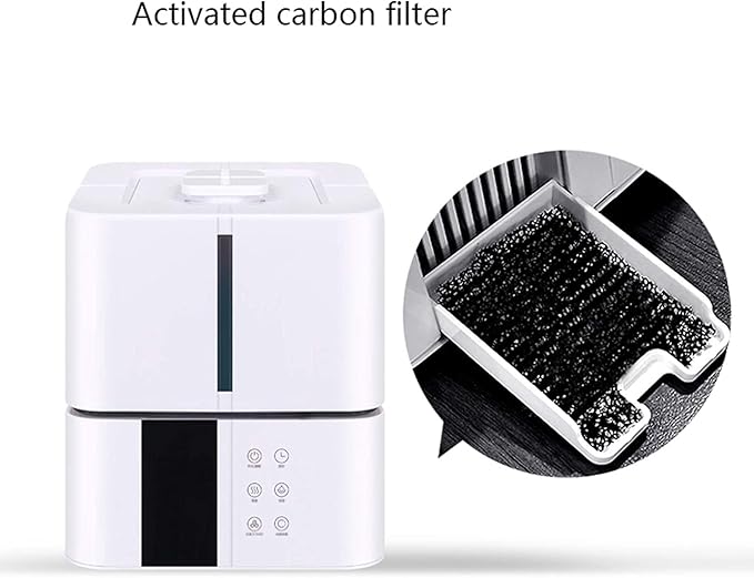 Large Water Tank Capacity Quiet Ultrasonic Humidifier, 5L Humidifiers For Baby Bedroom Home, 1-8H Timer And Waterless Auto Shut-Off, Air Humidifier With Remote Control Hu