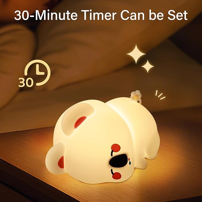 Gifts for Women,Koala Cute Night Light with Dimmable-Christmas Stocking Stuffers for Teen Girls Boys,Silicone Squishy Animal Sleep Lamp Nightlight for Baby Nursery,Kids,Shower Christmas Gifts