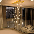 LED Rectangular Chandeliers for Living Room Dining Room Light Dimmable High Ceiling Pendant Lights Fixtures Lighting 26-Lights for Foyer Entryway Lighting Antique Gold