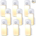 Enhon 9 Pack Emergency Power Failure Night Lights, Motion Sensor Night Light, Automatic Dusk to Dawn, Emergency Lights for Home, Bedrooms, Hallways, Black Outs, Rechargeable