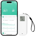 PHOVOLT WLAN Thermometer Hygrometer Sensor, Wireless Smart Temperature and Humidity Digital Display Monitor, with Remote App Notification Alert for Home, Greenhouse(1pack)
