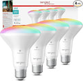 Sengled Smart Bulbs, BR30 Smart WiFi Flood Light Bulb That Work with Alexa Google, E26 Base, CRI>90, 650LM (65W Equivalent), Dimmable Color Light Bulbs, 2.4GHz WiFi Only, No Hub Required, 4 Pack