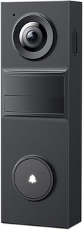 Tapo 2K Wired Smart Video Doorbell - 160° Ultra-Wide View, Person Detection, 2-Way Talk, Ring Call, Night Vision, Subscription-Free Local Storage or Optional Cloud, Compatible with Alexa, D205