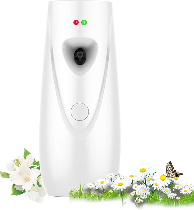 Automatic Air Freshener Dispenser, Wall Mounted/Standing Air Freshener Spray Dispenser, Aerosol Fragrance Dispenser is Suitable for Hotel, Bedroom, Bathroom,Office, Commercial Place(White-03)