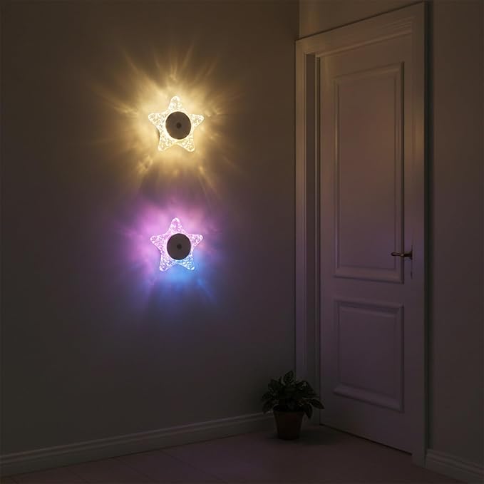 Rechargeable Wall Lights LED – Magnetic Star Shaped Decor, Motion Sensor Cordless Light, Bedroom Kitchen Bathroom Hallway Staircase | Bedroom Kitchen Bathroom Hallway Staircase Closet Cabinet Counter