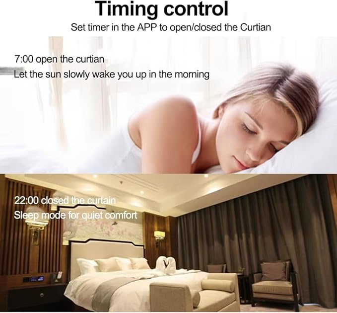 Control4 Native Smart Motorized Curtain Track Kit, 4000mAh Battery Automatic Curtain Opener, Pre-assembled Electric Rail for S-Fold Ripple Fold, Remote Support (4 meters (157.4 inches))