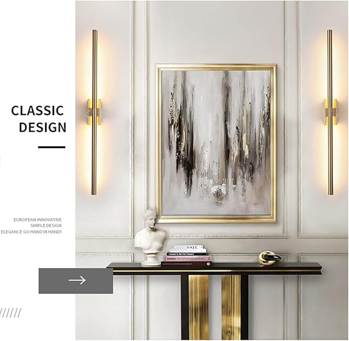 Linear LED Wall lamp, Simple and Stylish dimming Colour Matching Indoor Lighting, Intelligent Remote Control Freely Adjustable Light, Modern