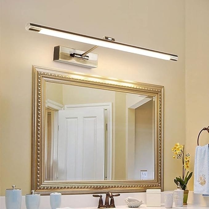 LED Bathroom Mirror Light - 48cm Waterproof Vanity Lamp with 3 Color Modes for Makeup & Bathroom Lighting(4000k)