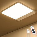 TOOWELL Rechargeable Closet Lights Motion Sensored - 7.8in Magnetic Battery Operated Ceiling Lights with Remote, Wireless Waterproof Shower Light Indoor for Shower Bathroom Pantry Stairs Hallway