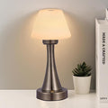 Waterproof Rechargeable Table Lamp for Shower & Outdoor, Cordless Touch Dimmable Nightstand Lamp with 3 Light Colors, Portable LED Light for Bedroom, Patio, Camping & Bar (Antique Bronze)