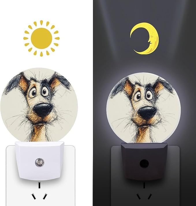 Night Lights Plug Into Wall, Line of Life LED Smart Light Sensor Night Light Auto Dusk to Dawn for Hallway, Bedroom, Bathroom, Stairway