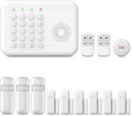 LWOHSI Home Security Systems,Wireless DIY Burglar Alarm Kits,Smart Home Alarm System with Window/Door Sensor,PIR Motion Detector,Voice Control with Alexa and Google,4G SMS/Tuya App Alerts (A01F-US-D)