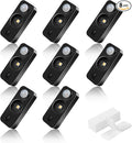 LED Motion Sensor Puck Lights, Rechargeable Cabinet Lights, Stick on Wireless LED Night Light for Closet, Drawer, Shelf, Under Cabinet, Daylight White 8Pack, USB Charging Cord Included