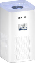 HEPA 14 Smart Air Purifier – Large Room Air Purifier with PM2.5 Monitor, WiFi & App Control for Pet Hair, Odors, Pollen & Smoke for Home, Covers Up to 324 Ft², Auto, Turbo, and 29.5db Sleep modes