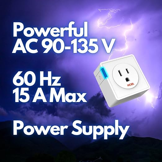 Mobi Smart Plug, Mini WiFi Smart Plug that Works with Alexa and Google Home, No Hub Required (Single)