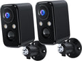 Security Cameras Wireless Outdoor Battery: 2K WiFi Camera Indoor for Home Security System - Video Surveillance Equipment Waterproof - 5G Not Supported