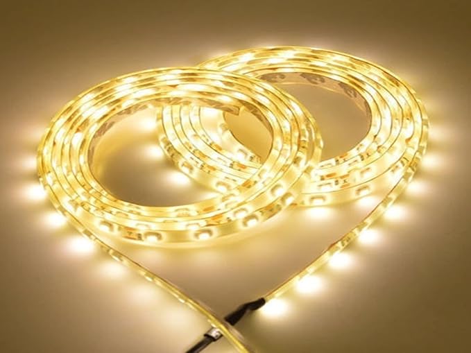 Motion-Activated Digital LED Under Bed Lighting System with Motion Sensors 2 * 3.3ft / 1m Motion Sensor LED Night Light, Dimmable Warm White for Queen/King/Cal.King Size Bed