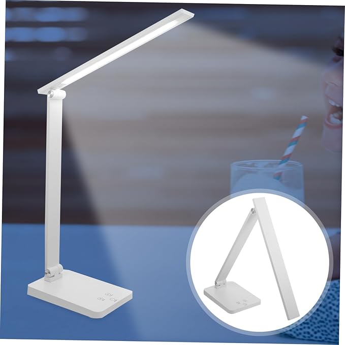 Adjustable Foldable Led Desk Lamp Brightness Levels Touch Control Eye-Protection for Home