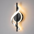 LED Wall Sconces Indoor, 12W LED Wall Mount Lights, Modern Spiral Wall Lamp, 3000K Warm White LED Light Fixture for Stairs Living Room Bedroom Aisle Hallway (Warm White, Black)