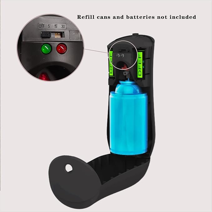 Automatic Air Freshener Dispenser, Wall Mounted/Standing Air Freshener Spray Dispenser, Aerosol Fragrance Machine is Suitable for Hotel, Bedroom, Bathroom,Office, Commercial Place(Black-01)