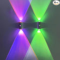 4 Pack Rechargeable Dynamic RGB LED Wall Lamp, Motion-Sensing Step Lights with Remote Control, 1200mAh Battery, Dimmable, Magnetic Mount for Staircase, Hallway, Bedroom, Kitchen, Bar