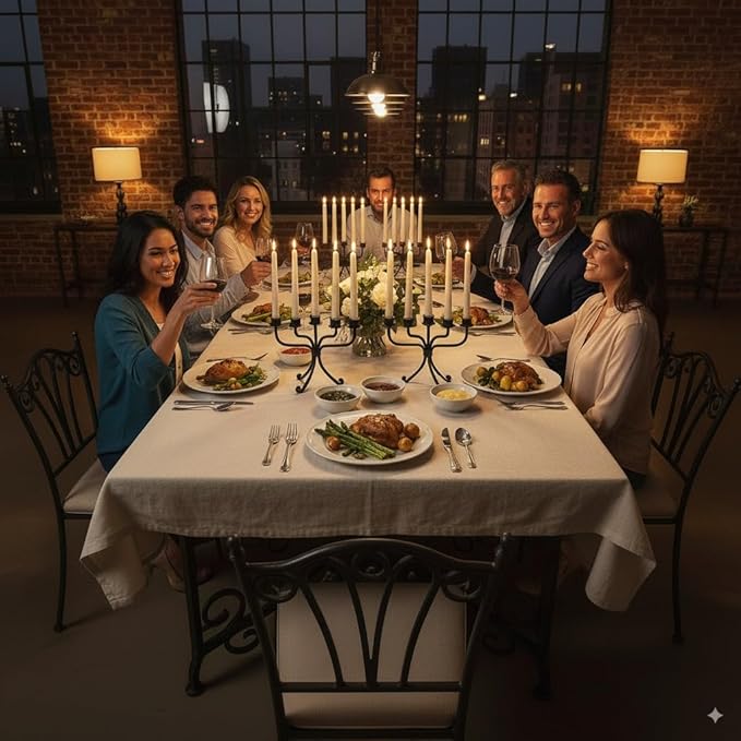 VENTA Set of 6 Flameless Taper Candles with Remote | 14-Inch Ivory LED Candlesticks with Timer | Realistic Flickering Light for Wedding Centerpieces, Dinner Table & Home Decor