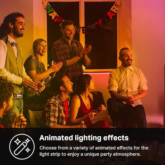 Kasa Smart LED Light Strip,50 Color Zones RGBIC,16.4ft Wi-Fi LED Strip Works w/Alexa,Google Home & SmartThings,High Brightness,16M Colors,PU Coating,Trimmable,2 Yr Warranty (KL420L5),(Pack of 10)