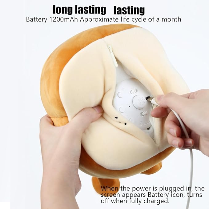 Toast Lamp,Bread LED Alarm Clocks | Multifunctional Dimmable Bedside Lamp, Home Decorations for Kids Teens Room Decor Desk Accessories