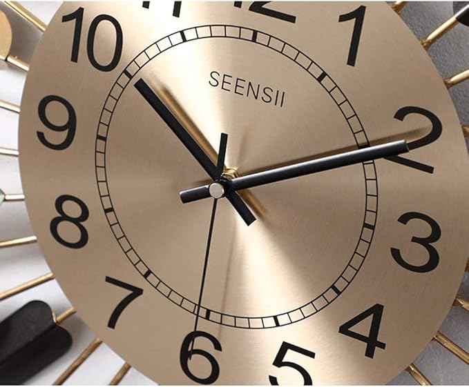 Modern Minimalist Living Room Wall Decoration at Home Style Creative Clock Electronic Light Modern Art
