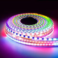160LEDs/m 3.2FT WS2812B WS2812 LED Strip,10mm Width Individually Addressable Dream Color Flexible Smart Light Tape for Bedroom,Kitchen,Stage,TV Backlight,DC5V