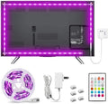 MY BEAUTY LIGHT LED Lights for TV, 17.02ft TV LED Backlight for 75-82in TV, 4096 DIY Colors Options RGB LED Strip Lights Behind TV, Smart Led Ambient Lighting for Bedroom Gaming Room Decor