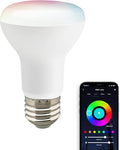 Satco S11283 Starfish WiFi-Control R20 LED Color-Changing and Tunable White Smart Light Bulb, 6 Watts, 2700K-5000K