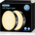 Ferswe Dimmable Touch Light, 3000K Rechargeable Touch Lights Stick on, Closet Light with 1000mAh Large Battery, LED Night Light for Closet, Counter, Kitchen, Bedroom and Wall(2 Pack)