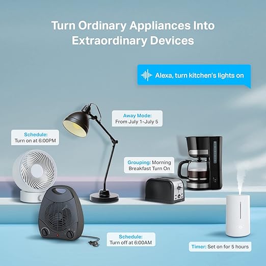 Kasa Smart Plug Ultra Mini 15A, Smart Home Wi-Fi Outlet Works with Alexa, Google Home & IFTTT, No Hub Required, UL Certified, 2.4G WiFi Only, 2 Count (Pack of 1)(EP10P2) , White