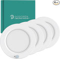 4-Pack Motion Sensor Ceiling Light Wired, 7.5 Inch 3000K 4000K 6000K Selectable LED Flush Mount Light Fixture, 15W Motion Activated Light with Timer for Hallway Stair Walk-in Closet