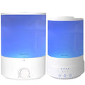 BlueHills Premium Set of Two Large 2500 ML and 4000 ML XL Essential Oil Diffusers Humidifier Combo for Large Room Home with Décor LED Lights Great Gift – Value Pack of White