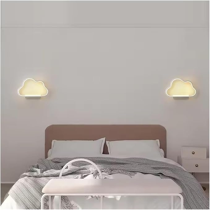 Modern Minimalist LED Wall Lamps Living Room Bedroom Bedside Luster Indoor Black White Aisle Lighting Decor Fixture,Household
