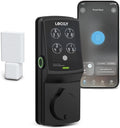 Lockly Secure Pro Wi-Fi Smart Door Lock, Keyless Entry with PIN Genie® Digital Keypad, 3D Biometric Fingerprint Sensor Front Door Lock Deadbolt, Voice Control & Auto Lock - Left Fingerprint Edition
