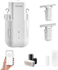 VEVOR Automatic Curtain Opener, APP and Remote Control, Hub Included, Electric Smart Curtain Opener Compatible with Alexa and Google Home, Timed Opening and Closing, for U-shaped/I-shaped Rails