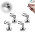 Metal Miniature LED Light,Tiny Spot Lights with Magnet Base,Battery Operated LED Lights,Wireless Miniature Spot Light for Artwork Painting,Jewelry Showcase,DIY Hand Craft (Cool White)