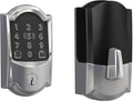 Schlage Encode Plus Smart Wi-Fi Lock for Front Door, Keyless Entry Deadbolt, Unlock with Apple Watch, Built-in WiFi and App Control, Easy Install, Alexa & Apple HomeKit Compatible, Bright Chrome