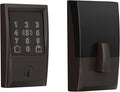 Schlage Encode Plus Smart Wi-Fi Lock for Front Door, Keyless Entry Deadbolt, Unlock with Apple Watch, Built-in WiFi and App Control, Easy Install, Alexa & Apple HomeKit Compatible, Aged Bronze